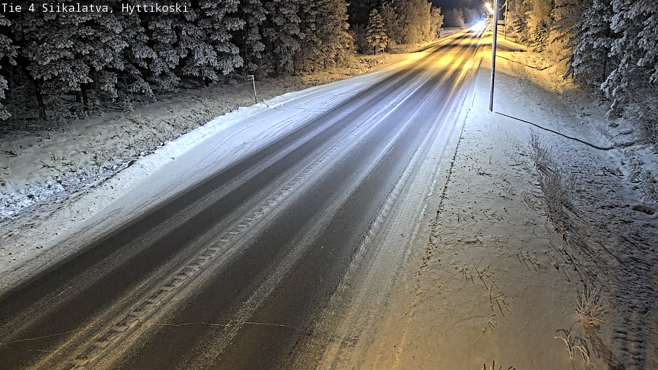 Weather Camera Image Road 4 Siikalatva, Hyttikoski, Siikalatva, Pohjois-Pohjanmaa