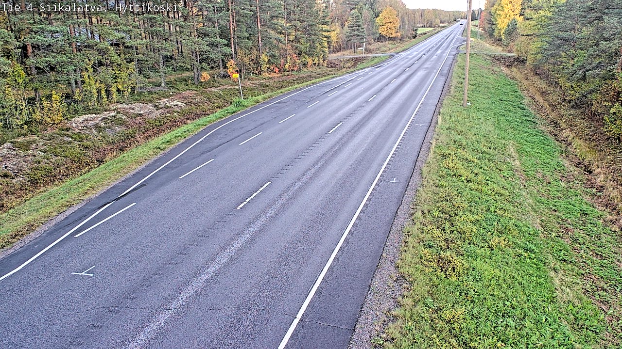 Weather Camera Image Road 4 Siikalatva, Hyttikoski, Siikalatva, Pohjois-Pohjanmaa