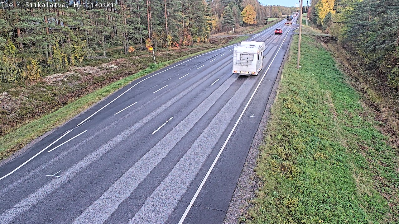 Weather Camera Image Road 4 Siikalatva, Hyttikoski, Siikalatva, Pohjois-Pohjanmaa