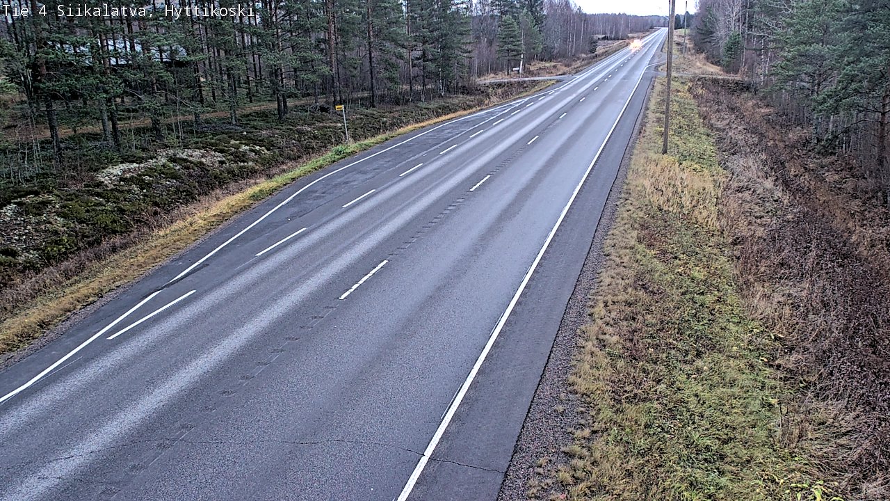 Weather Camera Image Väg 4 Siikalatva, Hyttikoski, Siikalatva, Pohjois-Pohjanmaa