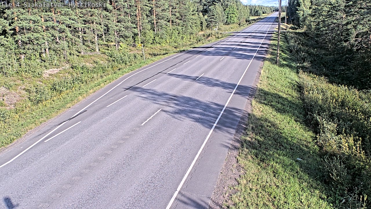 Weather Camera Image Väg 4 Siikalatva, Hyttikoski, Siikalatva, Pohjois-Pohjanmaa