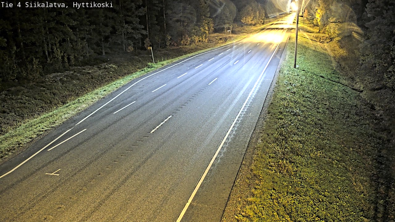Weather Camera Image Road 4 Siikalatva, Hyttikoski, Siikalatva, Pohjois-Pohjanmaa