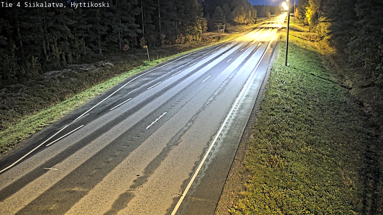 Weather Camera Image Road 4 Siikalatva, Hyttikoski, Siikalatva, Pohjois-Pohjanmaa