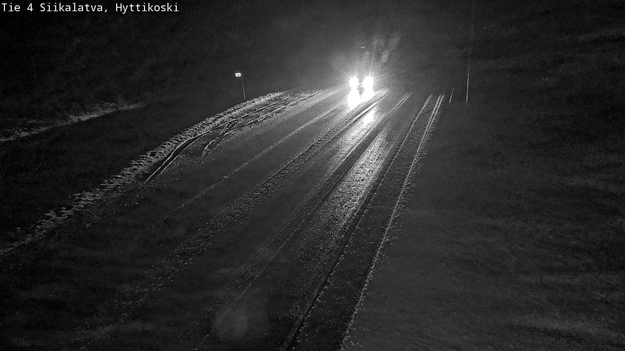 Weather Camera Image Väg 4 Siikalatva, Hyttikoski, Siikalatva, Pohjois-Pohjanmaa
