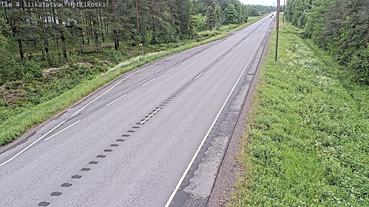 Weather Camera Image Road 4 Siikalatva, Hyttikoski, Siikalatva, Pohjois-Pohjanmaa