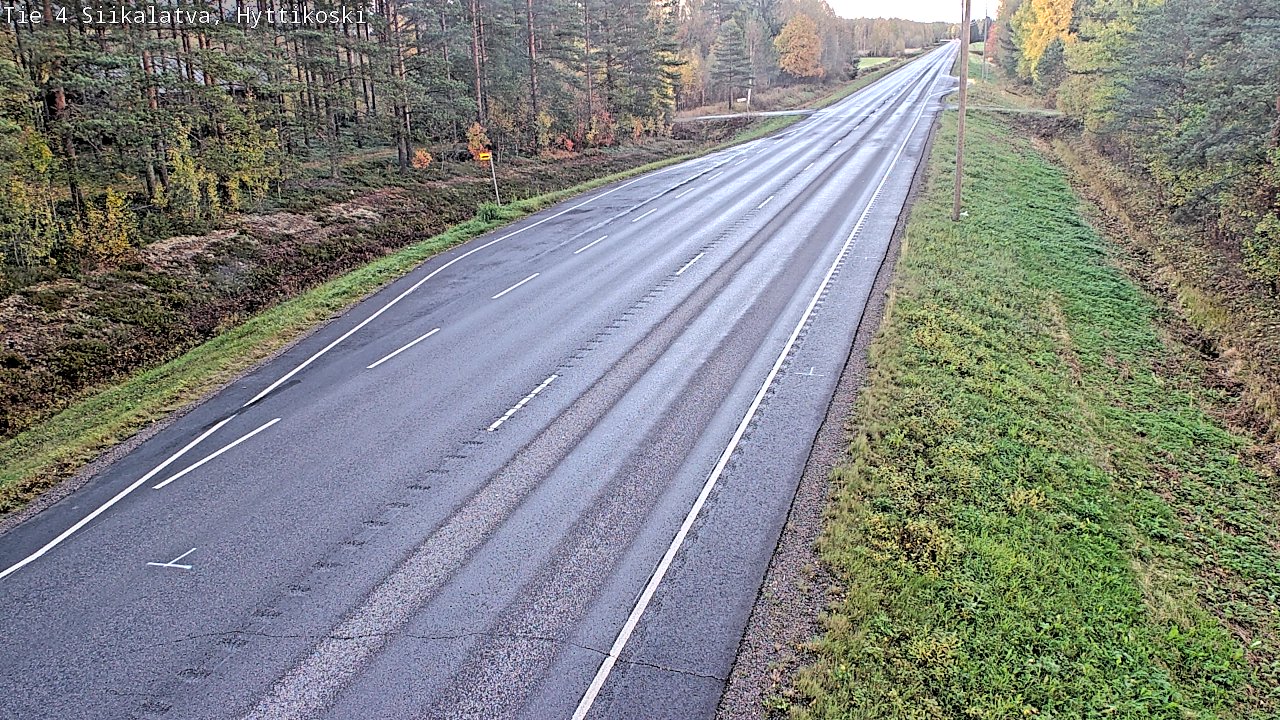 Weather Camera Image Road 4 Siikalatva, Hyttikoski, Siikalatva, Pohjois-Pohjanmaa