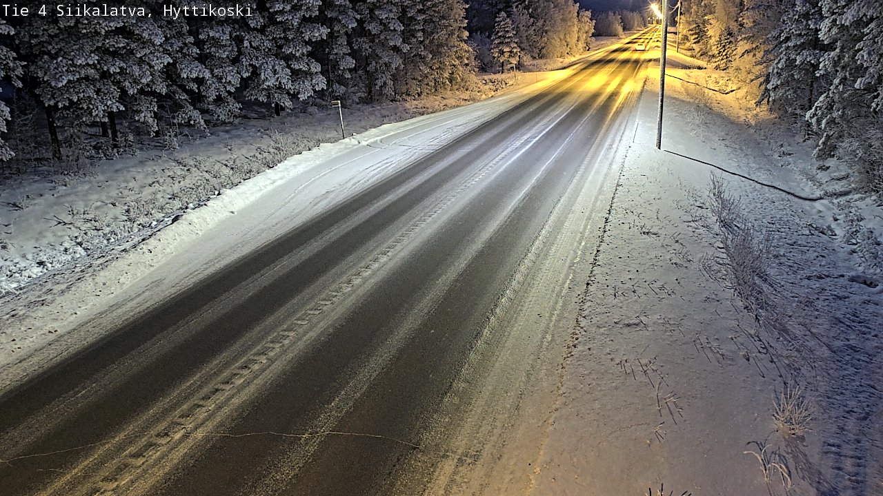 Weather Camera Image Road 4 Siikalatva, Hyttikoski, Siikalatva, Pohjois-Pohjanmaa