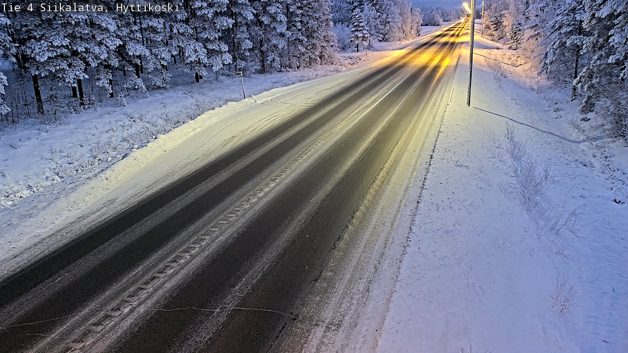 Weather Camera Image Road 4 Siikalatva, Hyttikoski, Siikalatva, Pohjois-Pohjanmaa