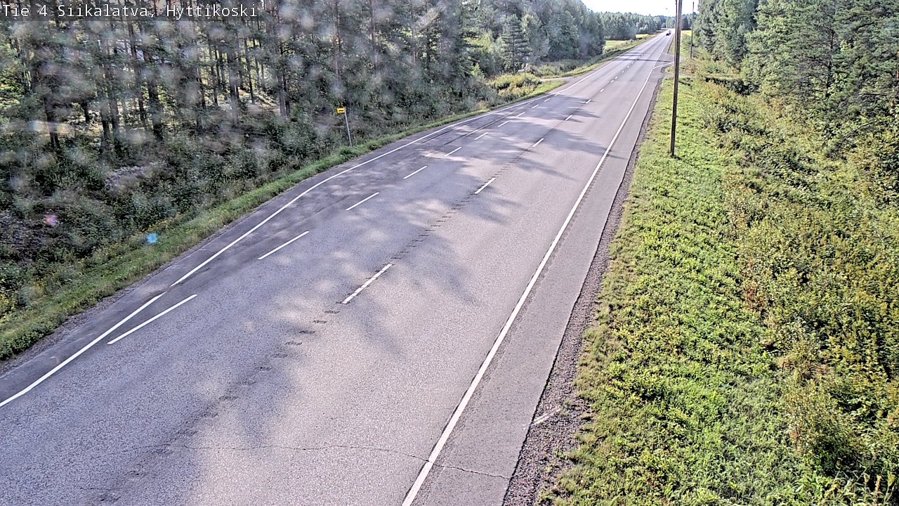 Weather Camera Image Väg 4 Siikalatva, Hyttikoski, Siikalatva, Pohjois-Pohjanmaa