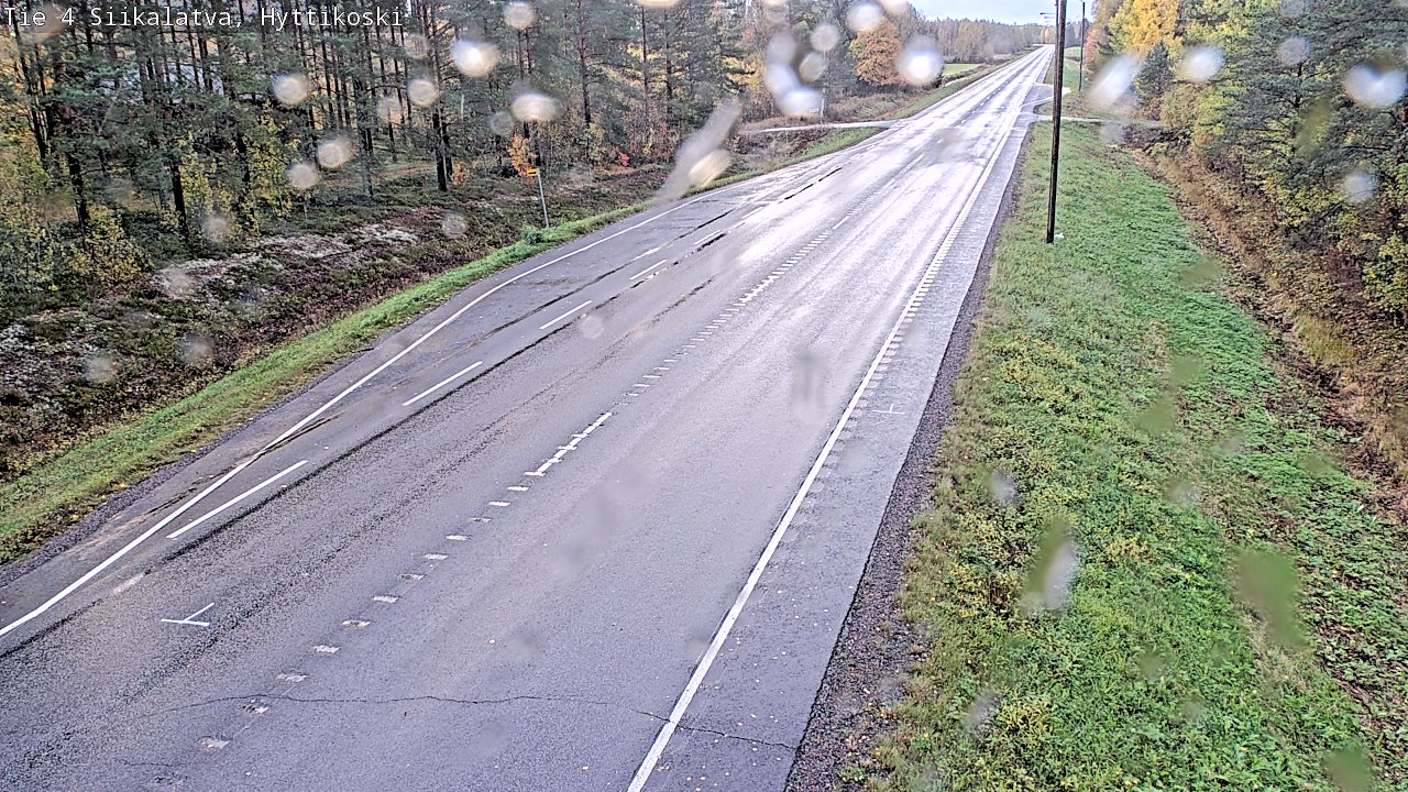 Weather Camera Image Road 4 Siikalatva, Hyttikoski, Siikalatva, Pohjois-Pohjanmaa