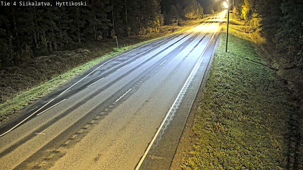 Weather Camera Image Road 4 Siikalatva, Hyttikoski, Siikalatva, Pohjois-Pohjanmaa
