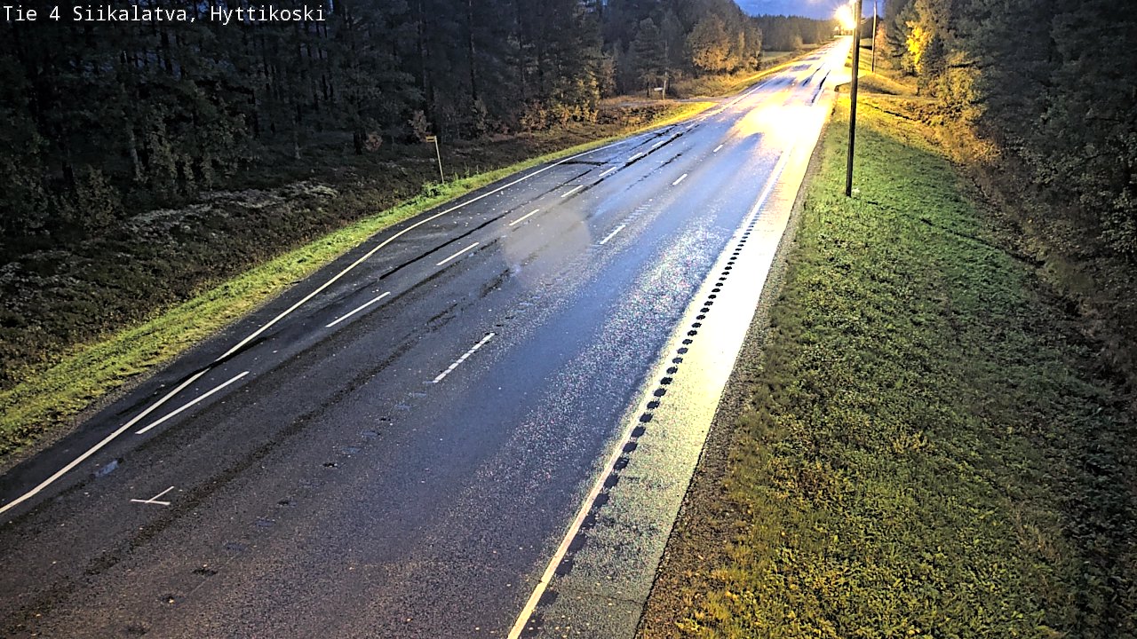 Weather Camera Image Road 4 Siikalatva, Hyttikoski, Siikalatva, Pohjois-Pohjanmaa
