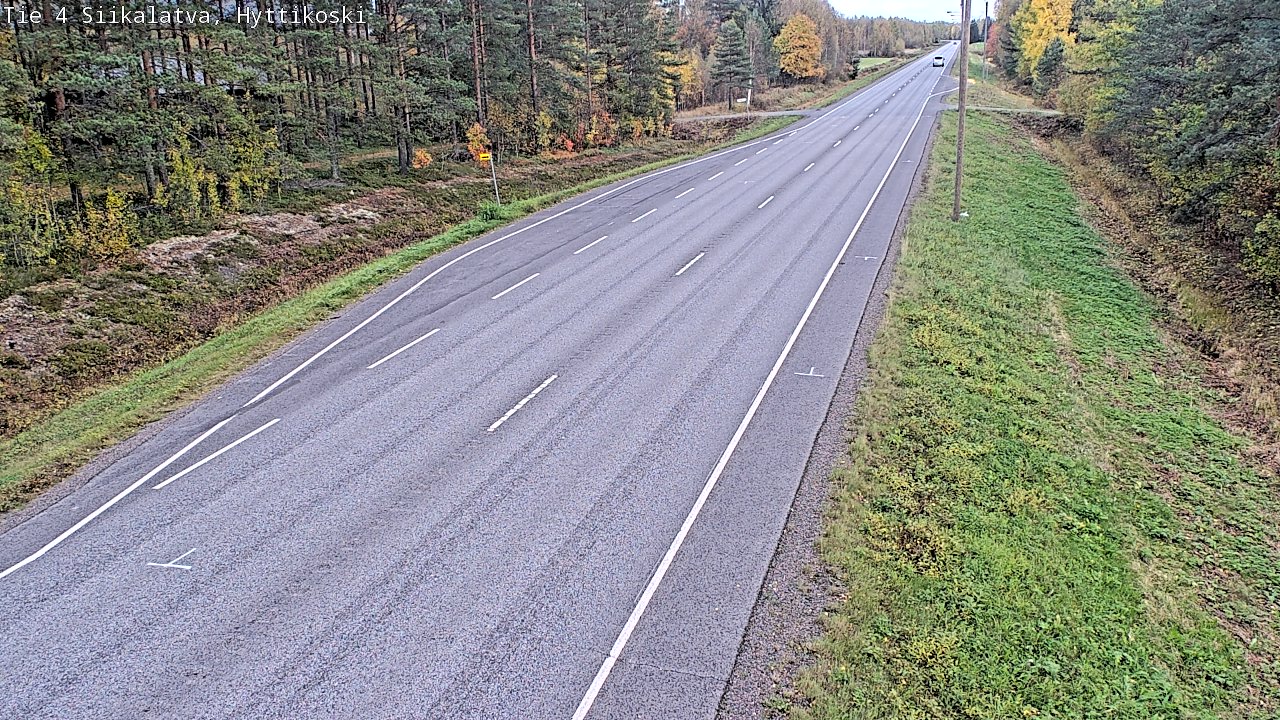 Weather Camera Image Road 4 Siikalatva, Hyttikoski, Siikalatva, Pohjois-Pohjanmaa