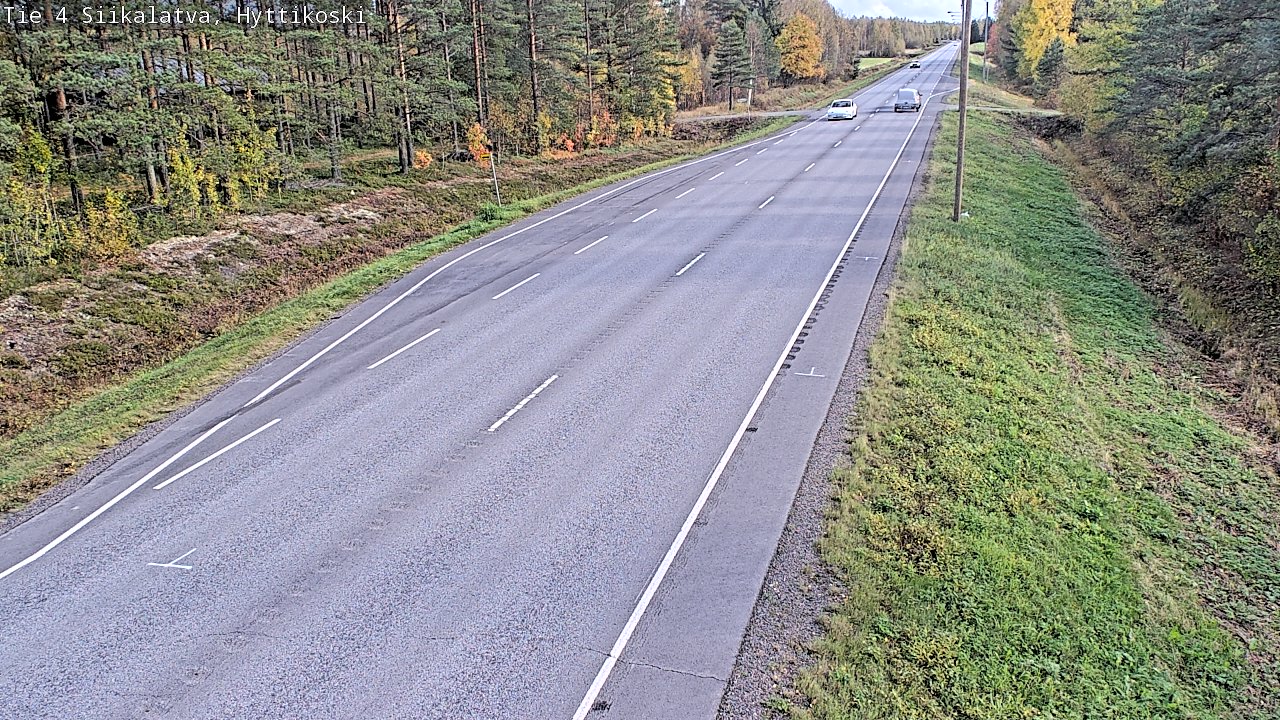 Weather Camera Image Road 4 Siikalatva, Hyttikoski, Siikalatva, Pohjois-Pohjanmaa