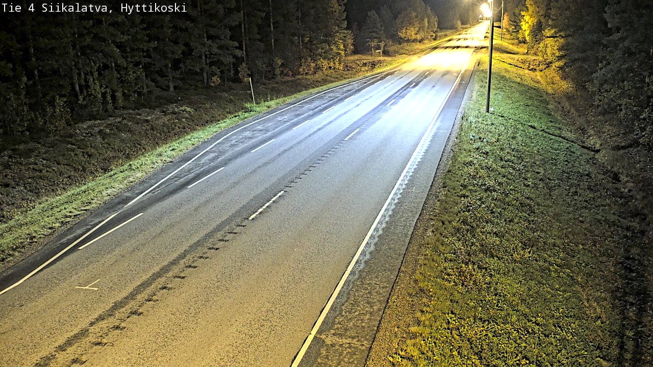 Weather Camera Image Road 4 Siikalatva, Hyttikoski, Siikalatva, Pohjois-Pohjanmaa