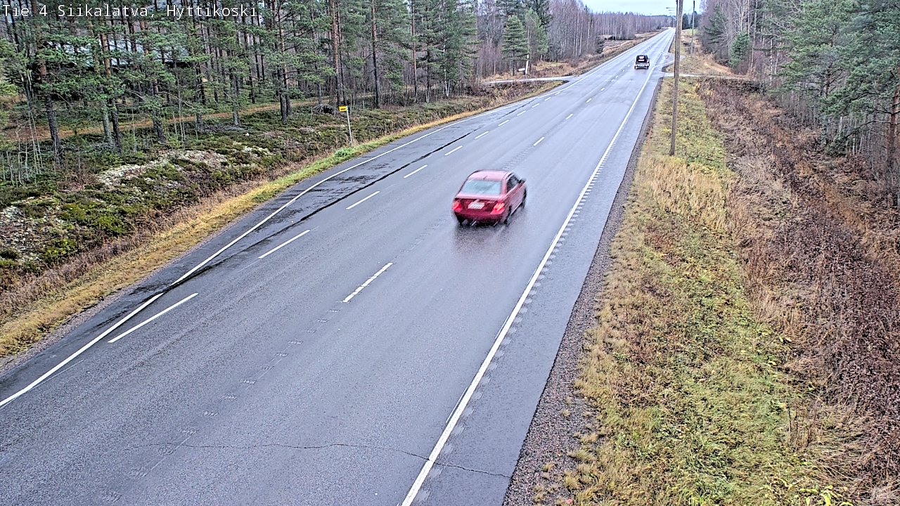 Weather Camera Image Road 4 Siikalatva, Hyttikoski, Siikalatva, Pohjois-Pohjanmaa