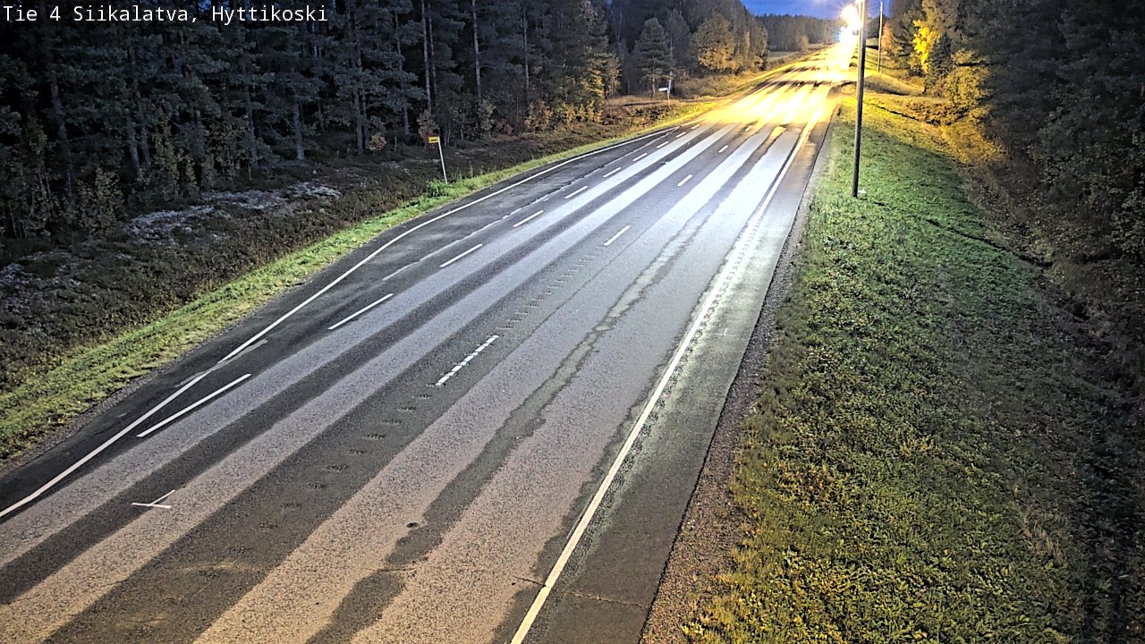 Weather Camera Image Road 4 Siikalatva, Hyttikoski, Siikalatva, Pohjois-Pohjanmaa