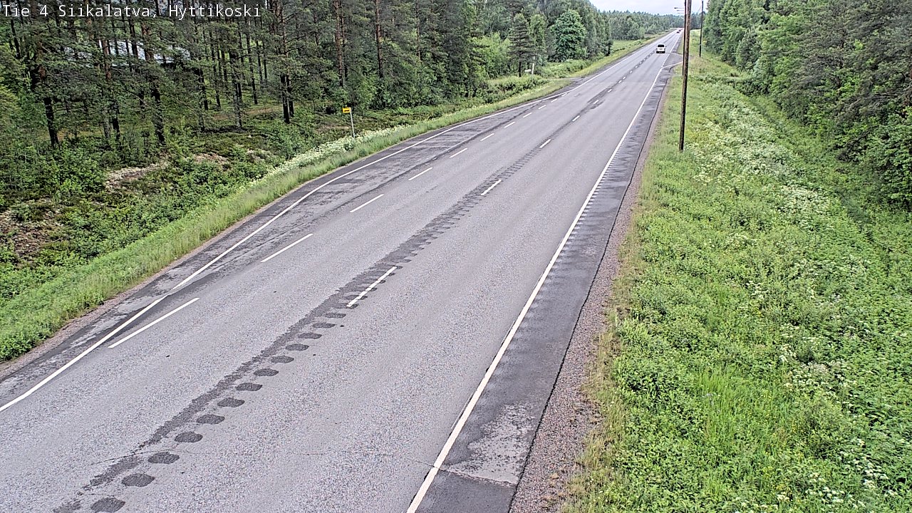 Weather Camera Image Road 4 Siikalatva, Hyttikoski, Siikalatva, Pohjois-Pohjanmaa