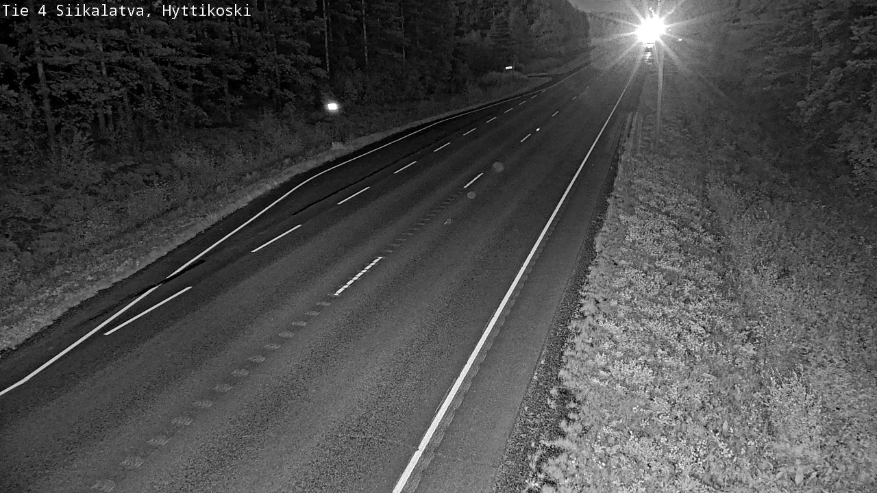 Weather Camera Image Väg 4 Siikalatva, Hyttikoski, Siikalatva, Pohjois-Pohjanmaa