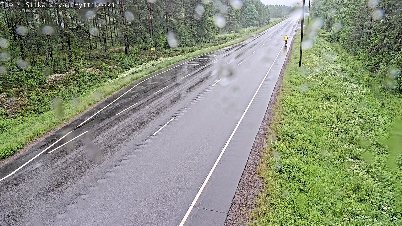 Weather Camera Image Road 4 Siikalatva, Hyttikoski, Siikalatva, Pohjois-Pohjanmaa