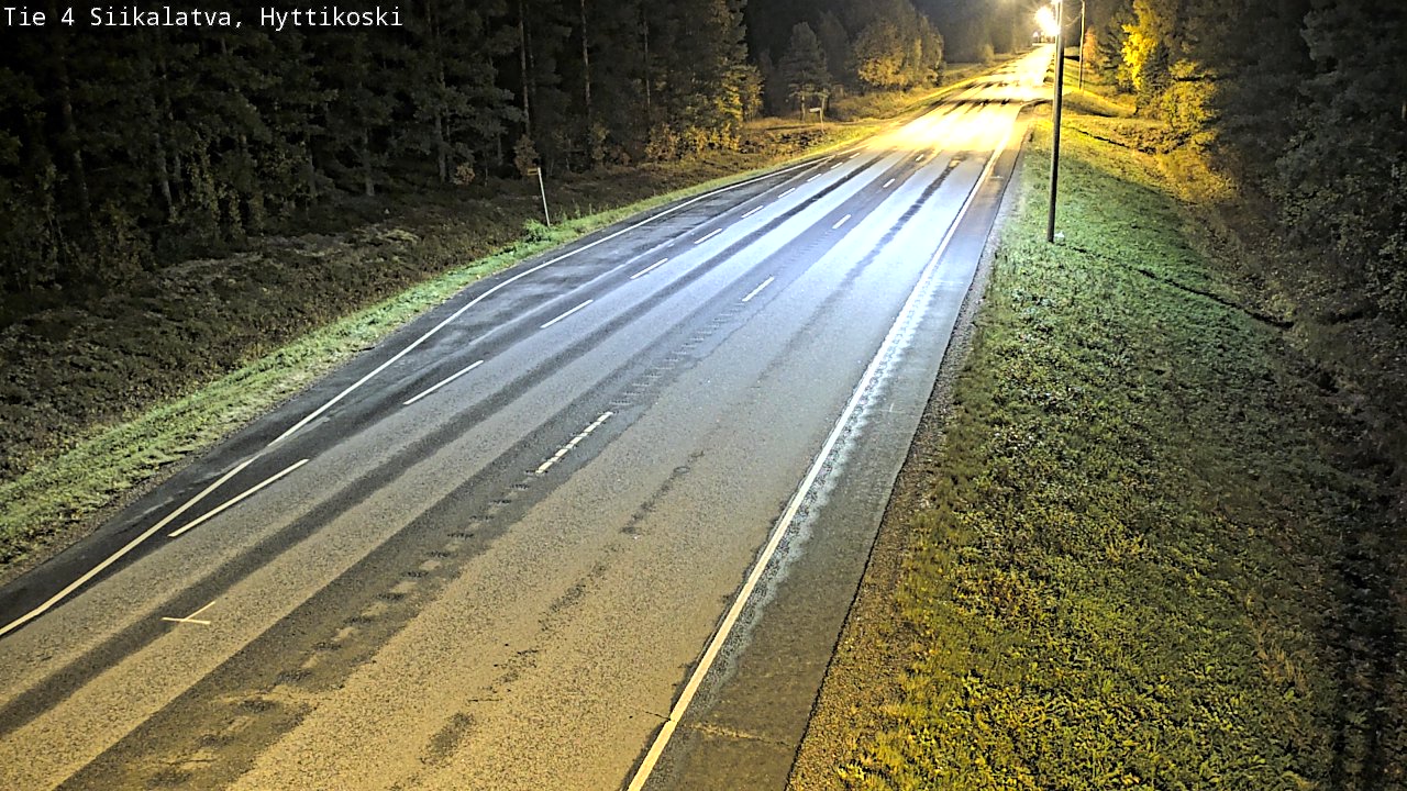 Weather Camera Image Road 4 Siikalatva, Hyttikoski, Siikalatva, Pohjois-Pohjanmaa