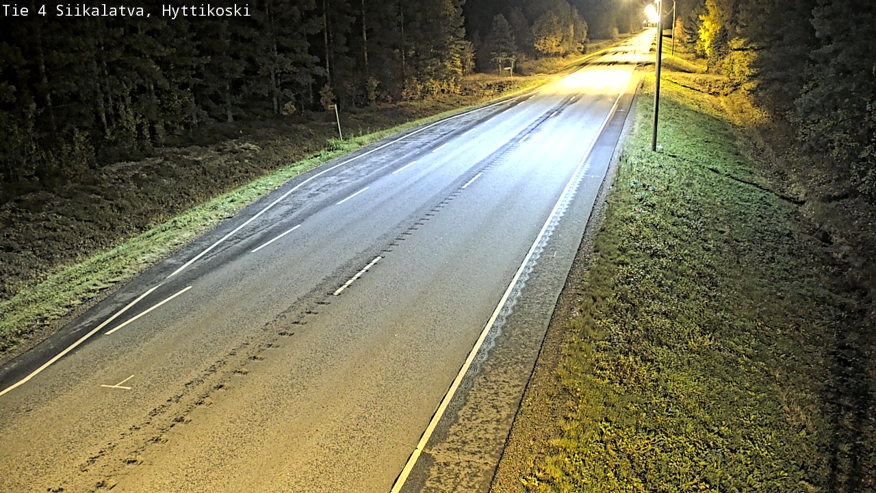 Weather Camera Image Road 4 Siikalatva, Hyttikoski, Siikalatva, Pohjois-Pohjanmaa