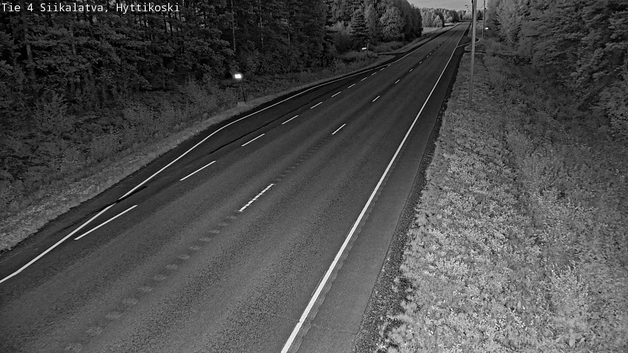 Weather Camera Image Väg 4 Siikalatva, Hyttikoski, Siikalatva, Pohjois-Pohjanmaa