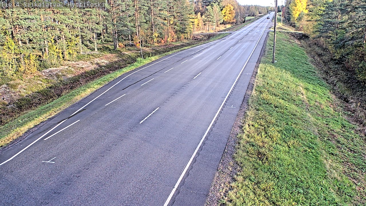 Weather Camera Image Road 4 Siikalatva, Hyttikoski, Siikalatva, Pohjois-Pohjanmaa