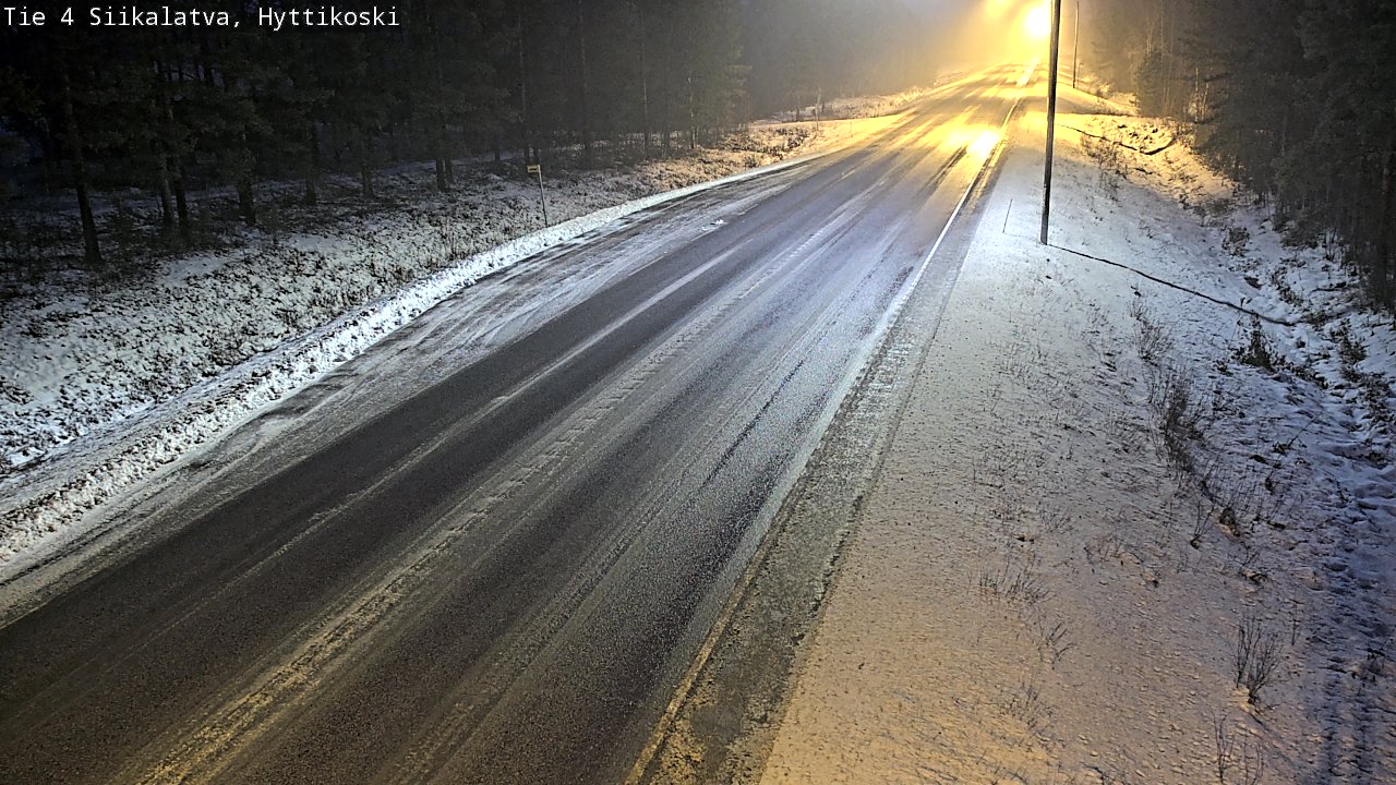 Weather Camera Image Väg 4 Siikalatva, Hyttikoski, Siikalatva, Pohjois-Pohjanmaa