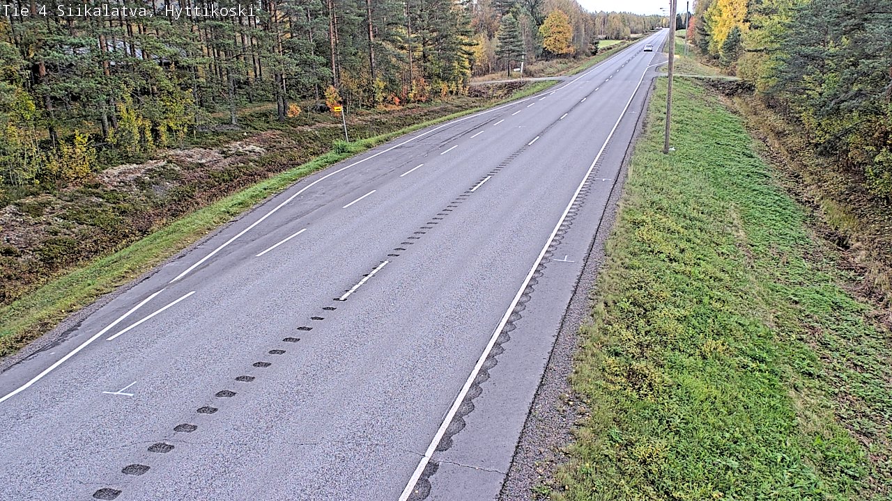 Weather Camera Image Road 4 Siikalatva, Hyttikoski, Siikalatva, Pohjois-Pohjanmaa