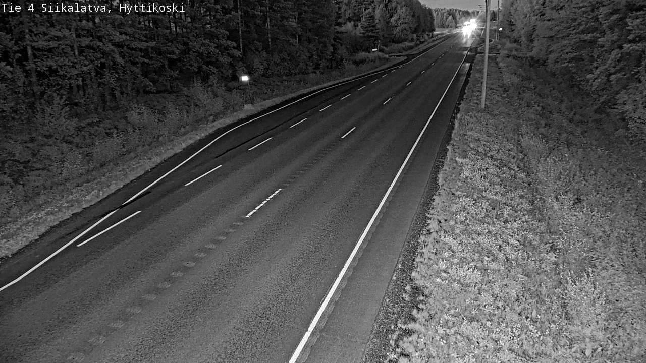 Weather Camera Image Väg 4 Siikalatva, Hyttikoski, Siikalatva, Pohjois-Pohjanmaa