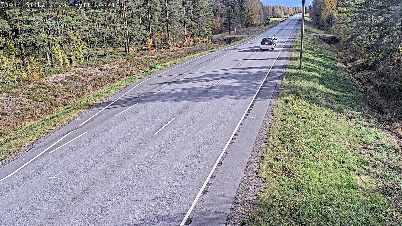 Weather Camera Image Road 4 Siikalatva, Hyttikoski, Siikalatva, Pohjois-Pohjanmaa