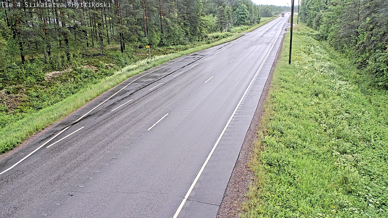 Weather Camera Image Road 4 Siikalatva, Hyttikoski, Siikalatva, Pohjois-Pohjanmaa