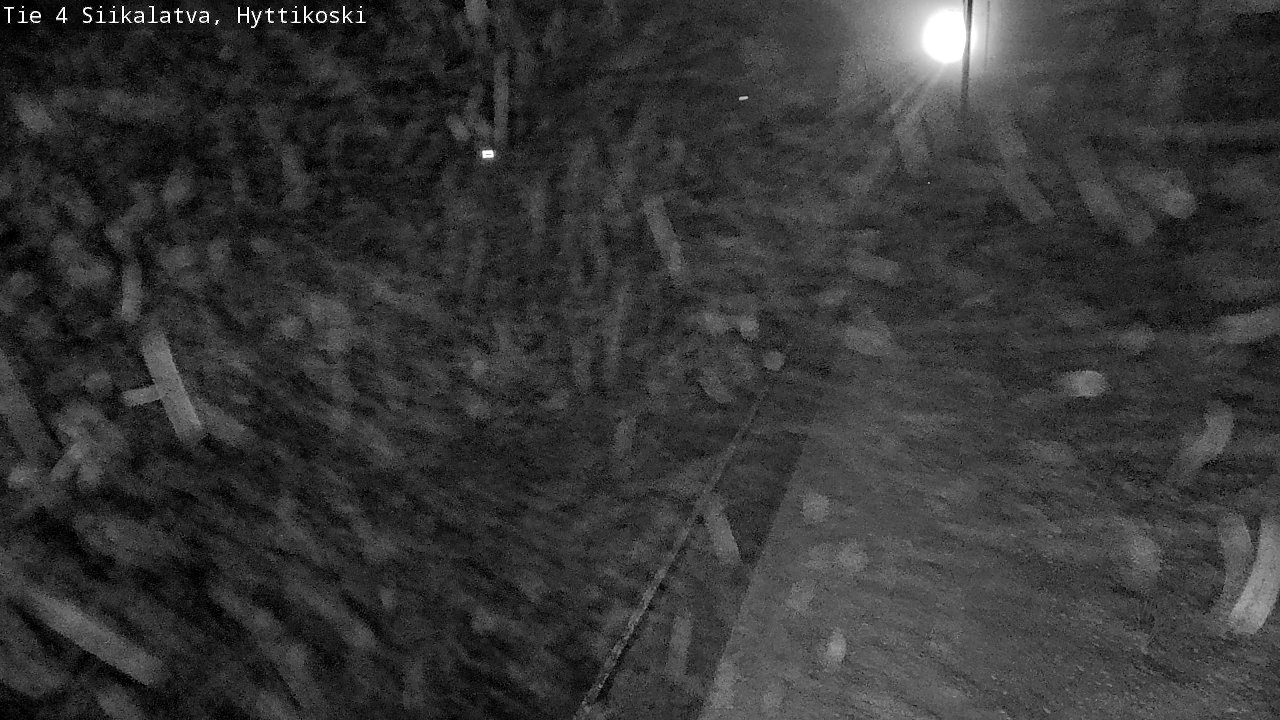 Weather Camera Image Väg 4 Siikalatva, Hyttikoski, Siikalatva, Pohjois-Pohjanmaa