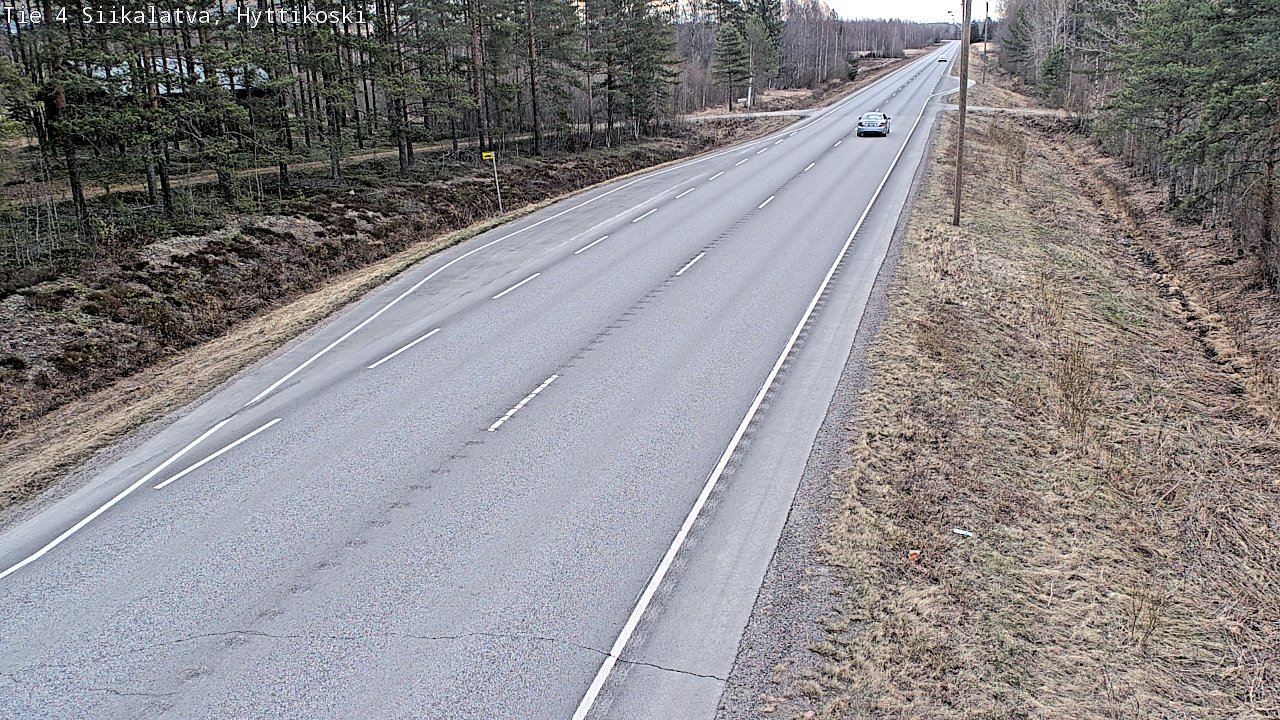 Weather Camera Image Road 4 Siikalatva, Hyttikoski, Siikalatva, Pohjois-Pohjanmaa