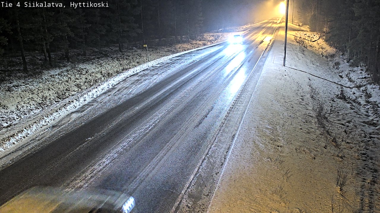Weather Camera Image Väg 4 Siikalatva, Hyttikoski, Siikalatva, Pohjois-Pohjanmaa