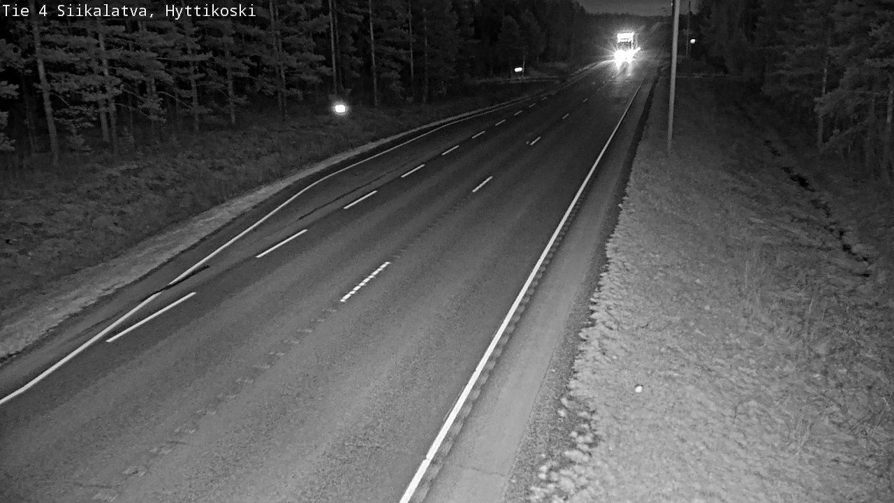 Weather Camera Image Väg 4 Siikalatva, Hyttikoski, Siikalatva, Pohjois-Pohjanmaa