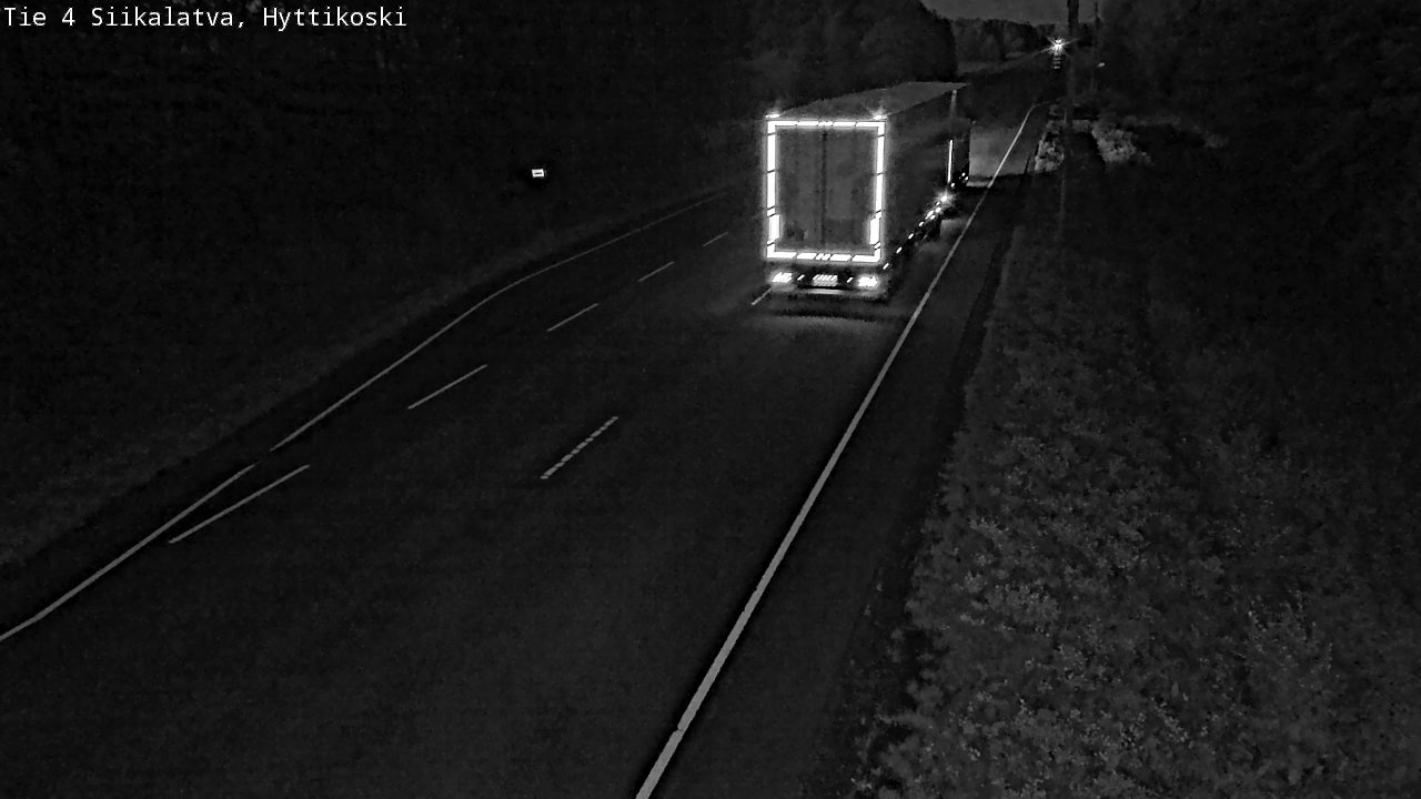 Weather Camera Image Väg 4 Siikalatva, Hyttikoski, Siikalatva, Pohjois-Pohjanmaa