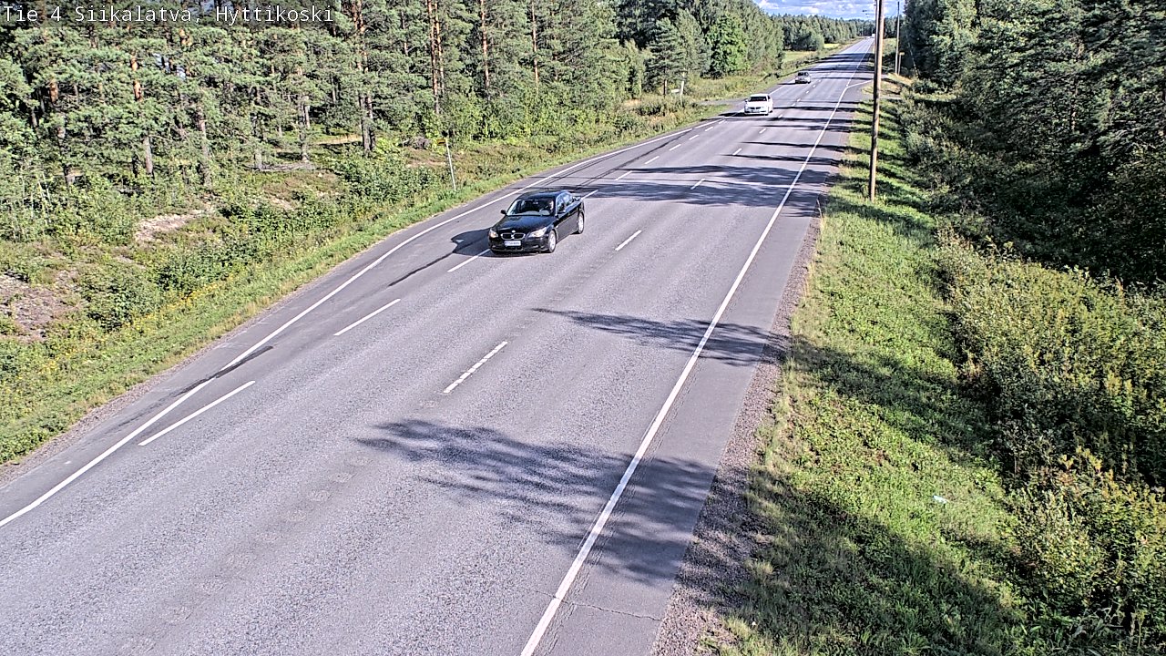 Weather Camera Image Väg 4 Siikalatva, Hyttikoski, Siikalatva, Pohjois-Pohjanmaa