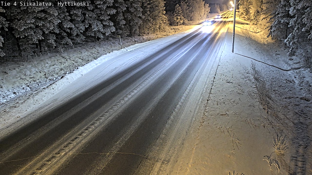 Weather Camera Image Väg 4 Siikalatva, Hyttikoski, Siikalatva, Pohjois-Pohjanmaa