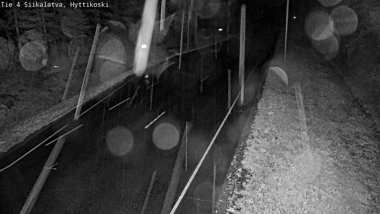 Weather Camera Image Road 4 Siikalatva, Hyttikoski, Siikalatva, Pohjois-Pohjanmaa