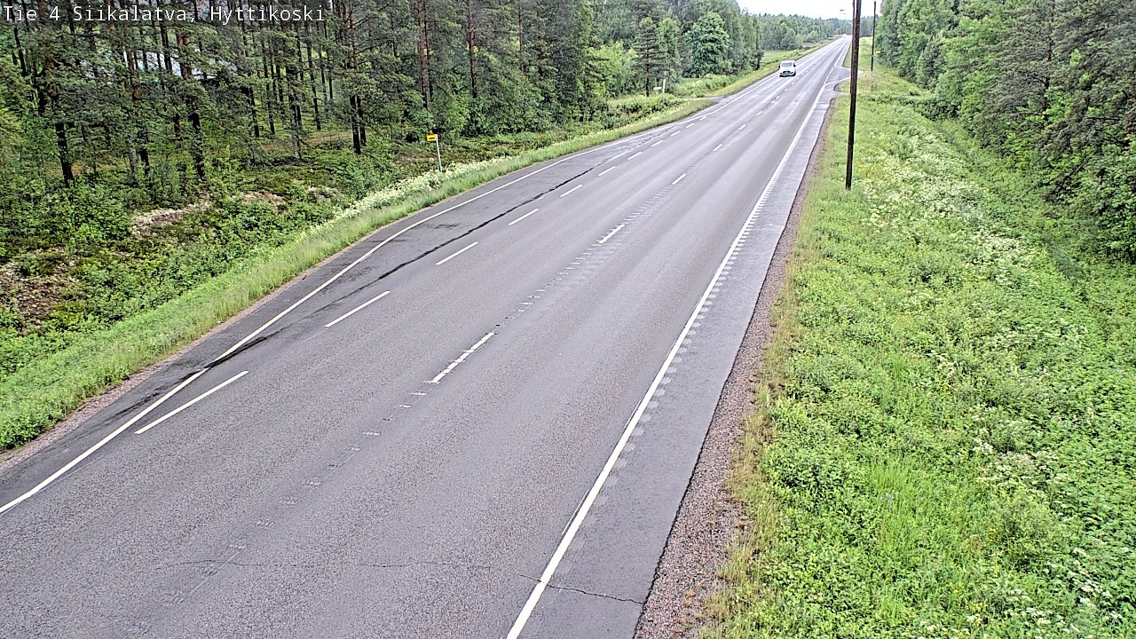 Weather Camera Image Road 4 Siikalatva, Hyttikoski, Siikalatva, Pohjois-Pohjanmaa