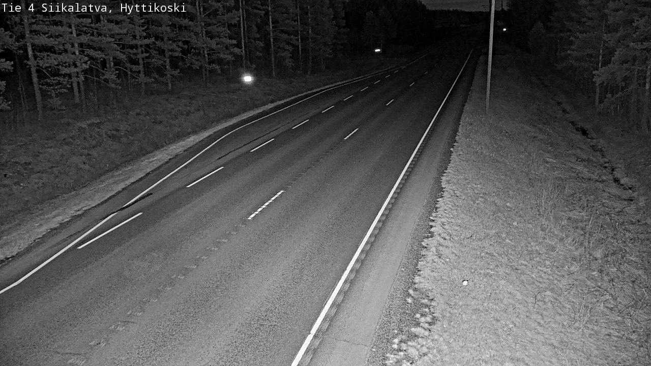 Weather Camera Image Road 4 Siikalatva, Hyttikoski, Siikalatva, Pohjois-Pohjanmaa