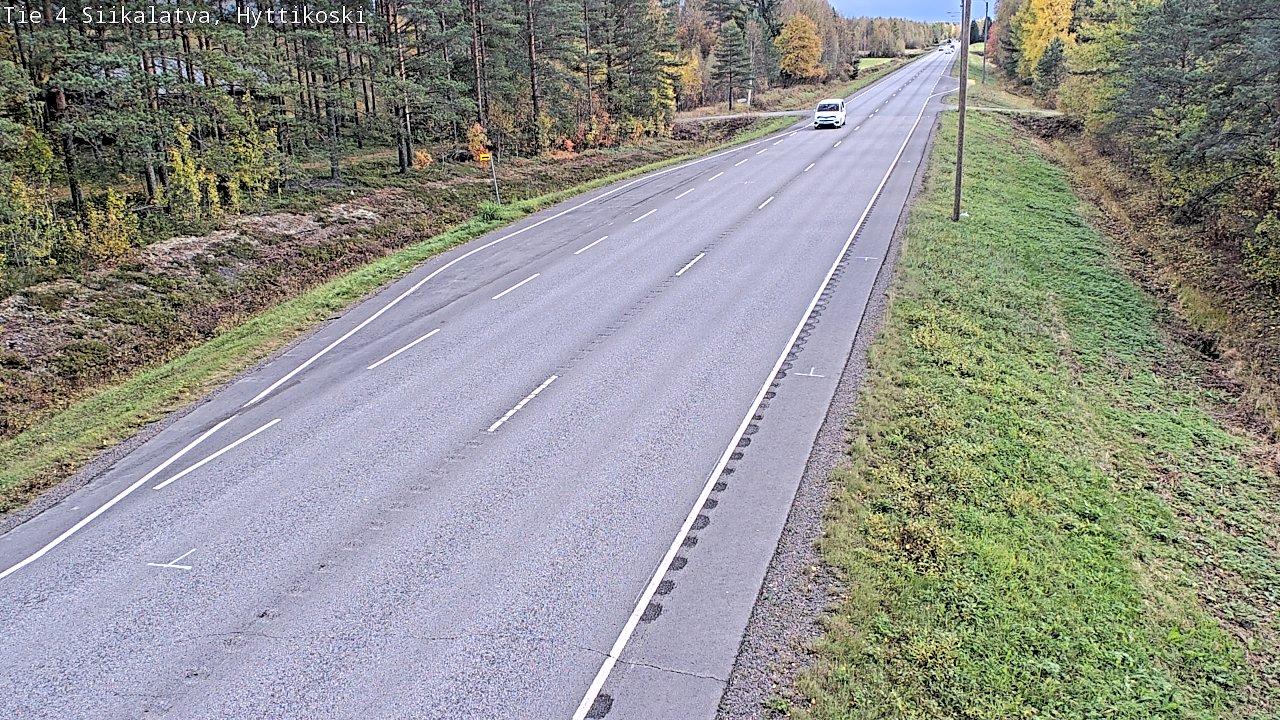 Weather Camera Image Road 4 Siikalatva, Hyttikoski, Siikalatva, Pohjois-Pohjanmaa