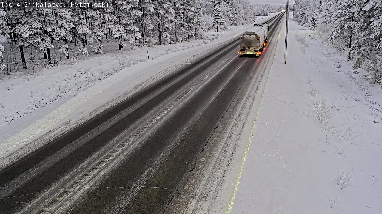 Weather Camera Image Road 4 Siikalatva, Hyttikoski, Siikalatva, Pohjois-Pohjanmaa