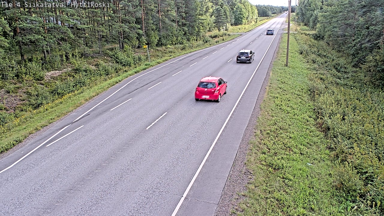 Weather Camera Image Väg 4 Siikalatva, Hyttikoski, Siikalatva, Pohjois-Pohjanmaa