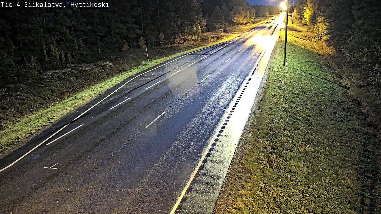 Weather Camera Image Road 4 Siikalatva, Hyttikoski, Siikalatva, Pohjois-Pohjanmaa