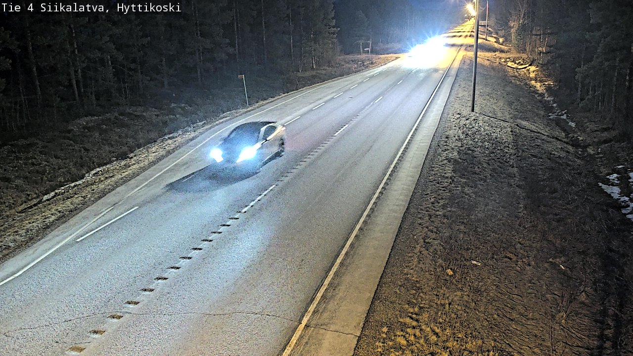 Weather Camera Image Road 4 Siikalatva, Hyttikoski, Siikalatva, Pohjois-Pohjanmaa