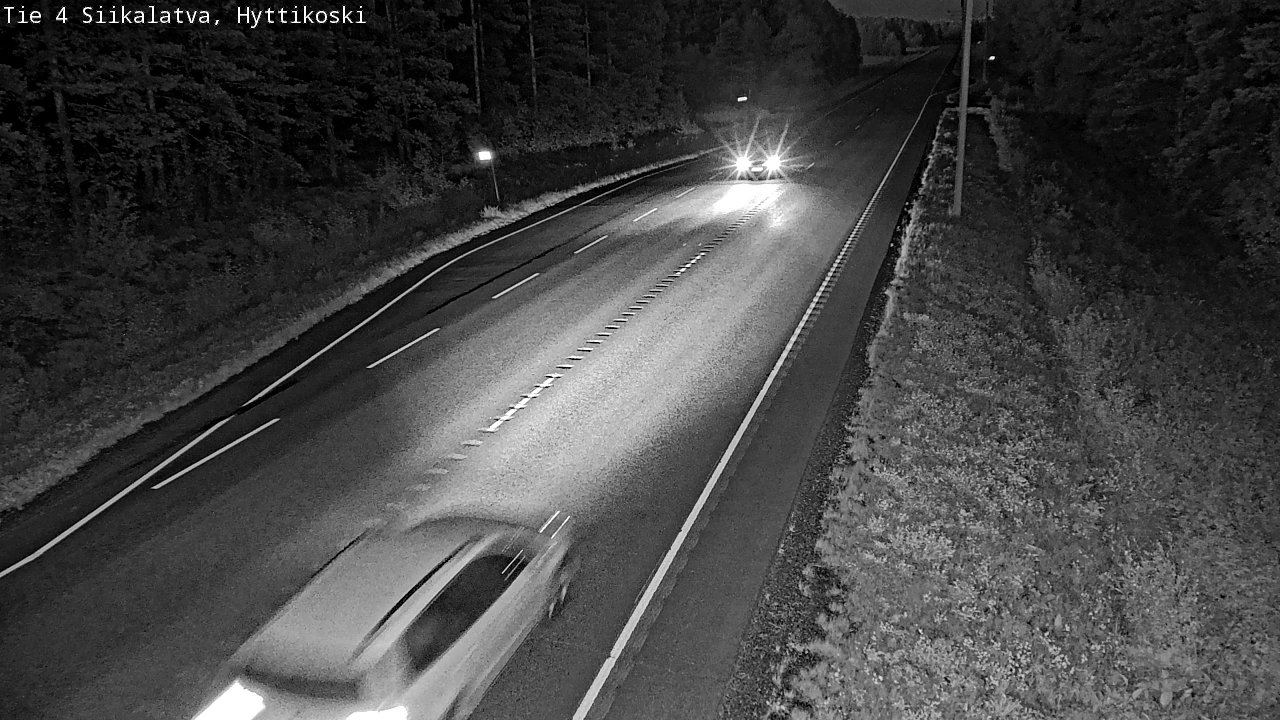 Weather Camera Image Väg 4 Siikalatva, Hyttikoski, Siikalatva, Pohjois-Pohjanmaa