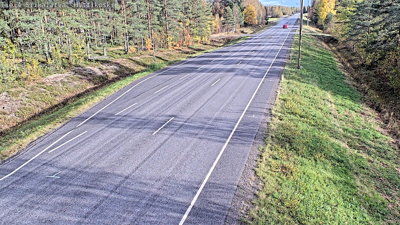 Weather Camera Image Road 4 Siikalatva, Hyttikoski, Siikalatva, Pohjois-Pohjanmaa